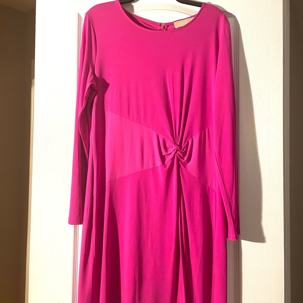 Hot Pink Michael Kors dress. Gently used. Size Large.